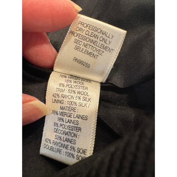 Vera Wang Lavender Label Tweed Wool Blend Pencil Skirt Size 0 Speckled Textured - Picture 7 of 10